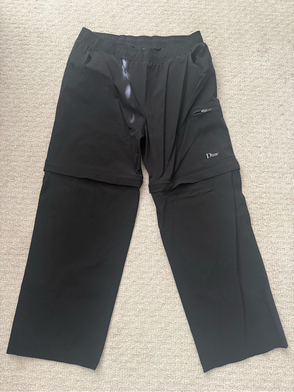 Dime Black Athletic Track Joggers